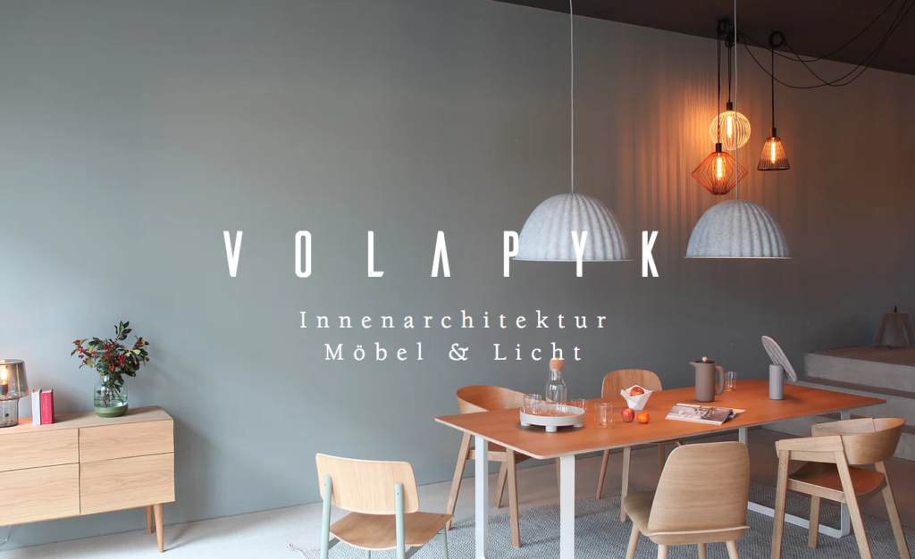 Volapyk Innenarchitektur seit 1. April 2019